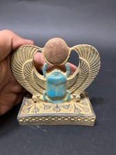 Scarab Beetle Rare Ancient Egyptian Antiques Egyptian Khepri Symbol Good Luck BC picture