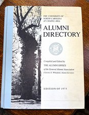 University of North Carolina at Chapel Hill Alumni Directory 1975 Edition picture