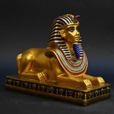 Authentic Ancient Egyptian Antique Rare Sphinx Statue Figurine BC picture