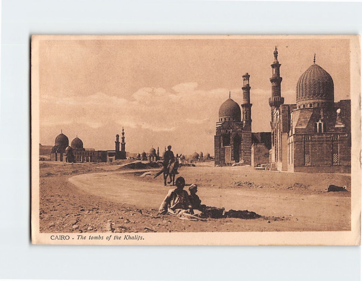 Postcard The Tombs of Khalifs Cairo Egypt