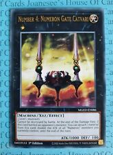 Number 4: Numeron Gate Catvari MGED-EN086 Gold Rare Yu-Gi-Oh Card 1st Edit New picture