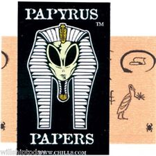 6 packs Papyrus 1.5 size imprinted cigarette rolling papers Egypt, ufo, etc picture
