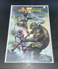 Mighty Morphin Power Rangers/TMNT II #2 Signed By Saiad Shah With COA picture