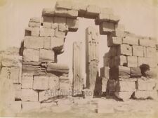 Karnak ruins Egypt antique albumen photo picture
