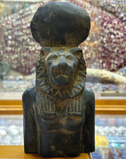 Authentic Ancient Egyptian Antique Rare Goddess Sekhmet Statue Figurine BC picture