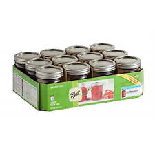 Mason Canning Jars With Lids & Bands, Regular Mouth, 8 oz, 12 Pack picture