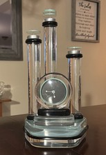 Miami Deco, Postmodern Revival Studio Acrylic Art Clock by R. Rich Inside Design picture
