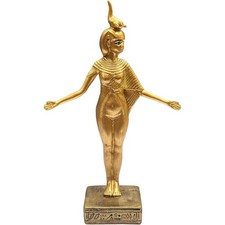 Authentic Ancient Egyptian Antiquities Rare Golden Statue For Serket Egyptian BC picture
