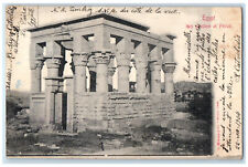 1904 Isis Pavilion at Philae Aswan Governorate Egypt Posted Postcard picture