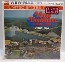 Kings Dominion Theme Park Virginia View-Master Pack A 825, 1976, SEALED PACK picture