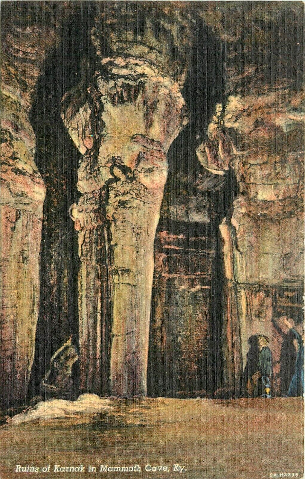 Ruins of Karnak in Mommoth Cave Kentucky Postcard