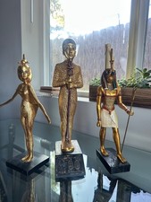 Egyptian Gods Horus, Ptah & Goddess Serket Statues/Sculptures - AGI picture