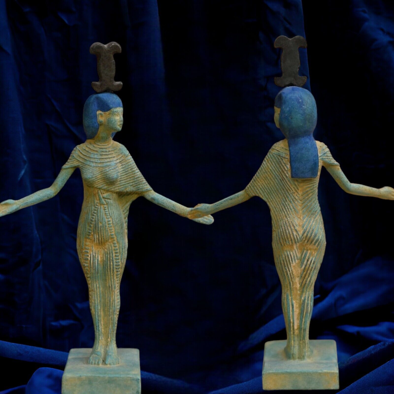 Rare Neith Goddess Statue - Egyptian Antique Handcraft - Goddess of War BC