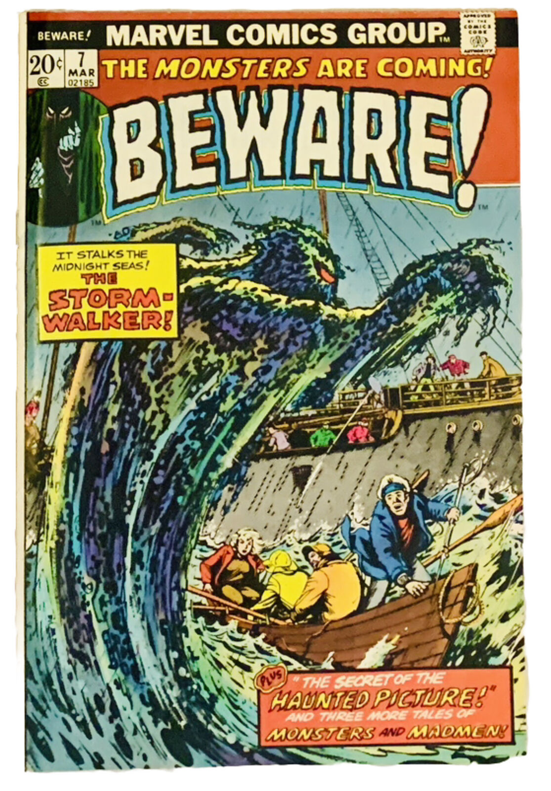 BEWARE #7 The Monsters are Coming Marvel Comic Book March 1963