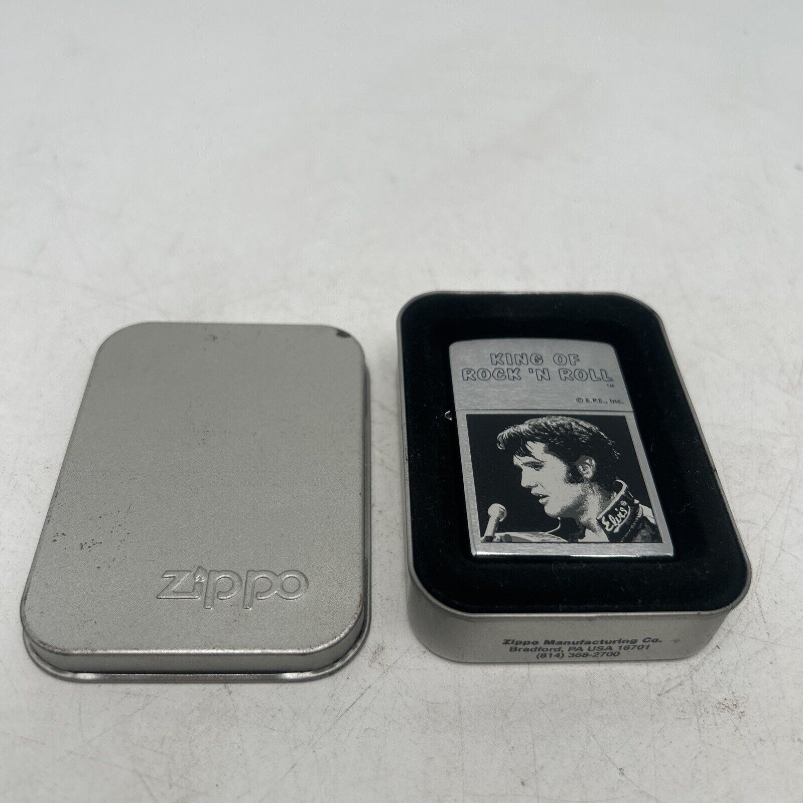 Zippo 200EP.404 Elvis King of Rock And Roll BRAND NEW J50