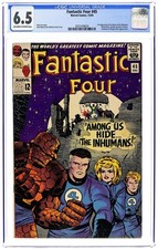 Fantastic Four #45 CGC 6.5 1965 0251439024 1st app. Inhumans picture