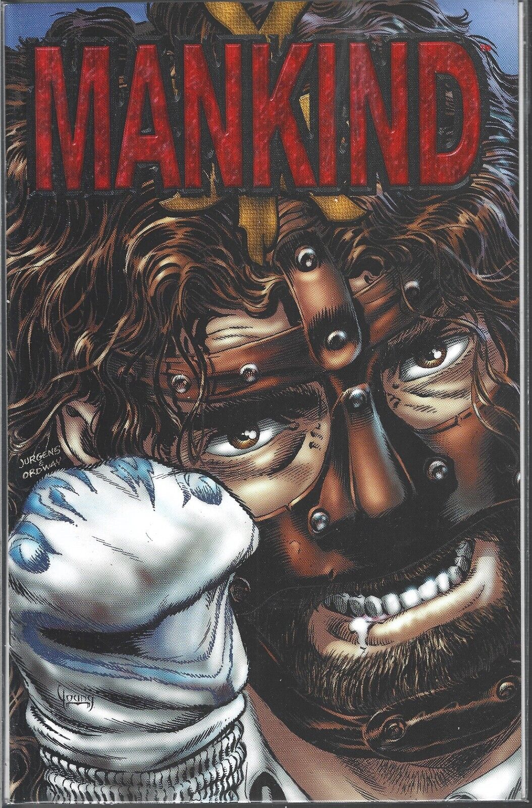 MANKIND #1 DYNAMIC FORCES EXCLUSIVE ALTERNATE VARIANT COVER W/ COA (VF/NM) CHAOS