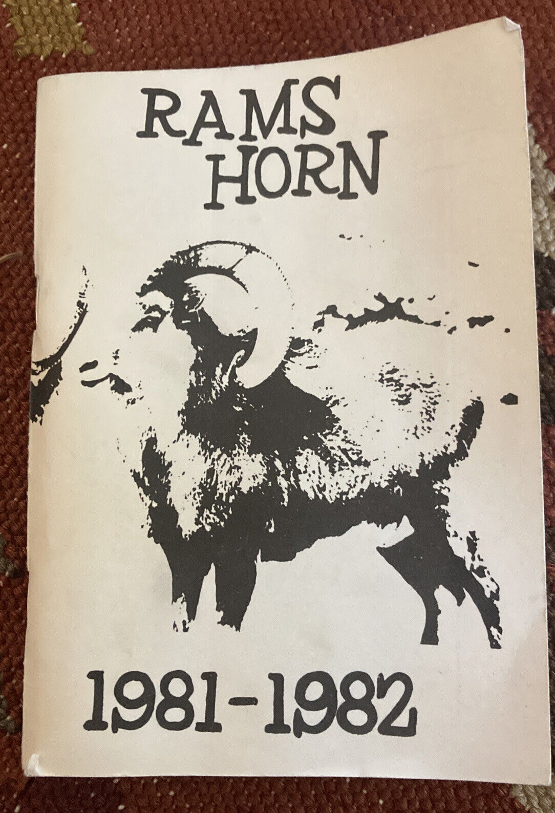 VNTG 81-82 Highland High School RAMS Directory “Rams Horn” Salt Lake City, UT