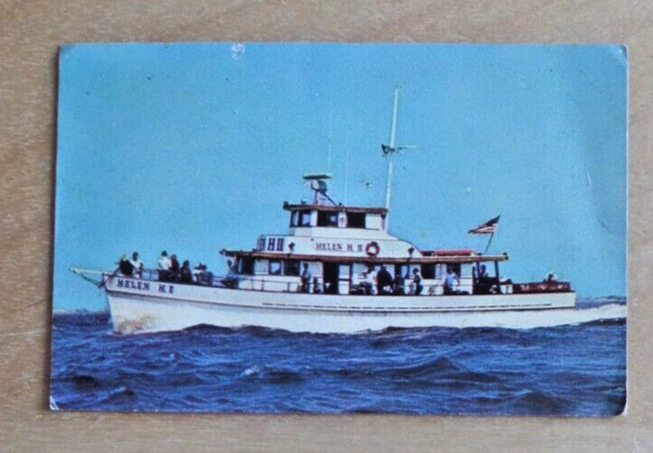 Helen H II Deep Sea Fishing Sheepshead Bay Brooklyn Card w/photo