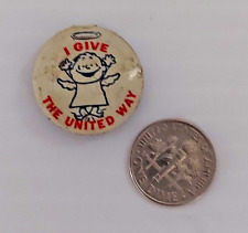 Vintage 'I Give the United Way' Badge picture