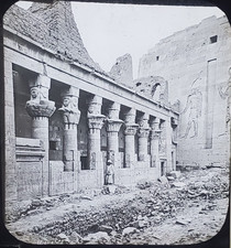 Temple of Isis, Birth House, Philae, Egypt, Magic Lantern Glass Slide picture