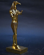 Authentic Ancient Egyptian Antique Rare God Thoth Statue Figurine BC picture