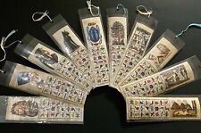 Handmade Egyptian Papyrus (20) Bookmarks 2x8” picture