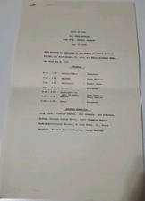 vtg 1970 Dothan AL HS Class of 1960 10yr Reunion Program 9pg Bio List Names picture