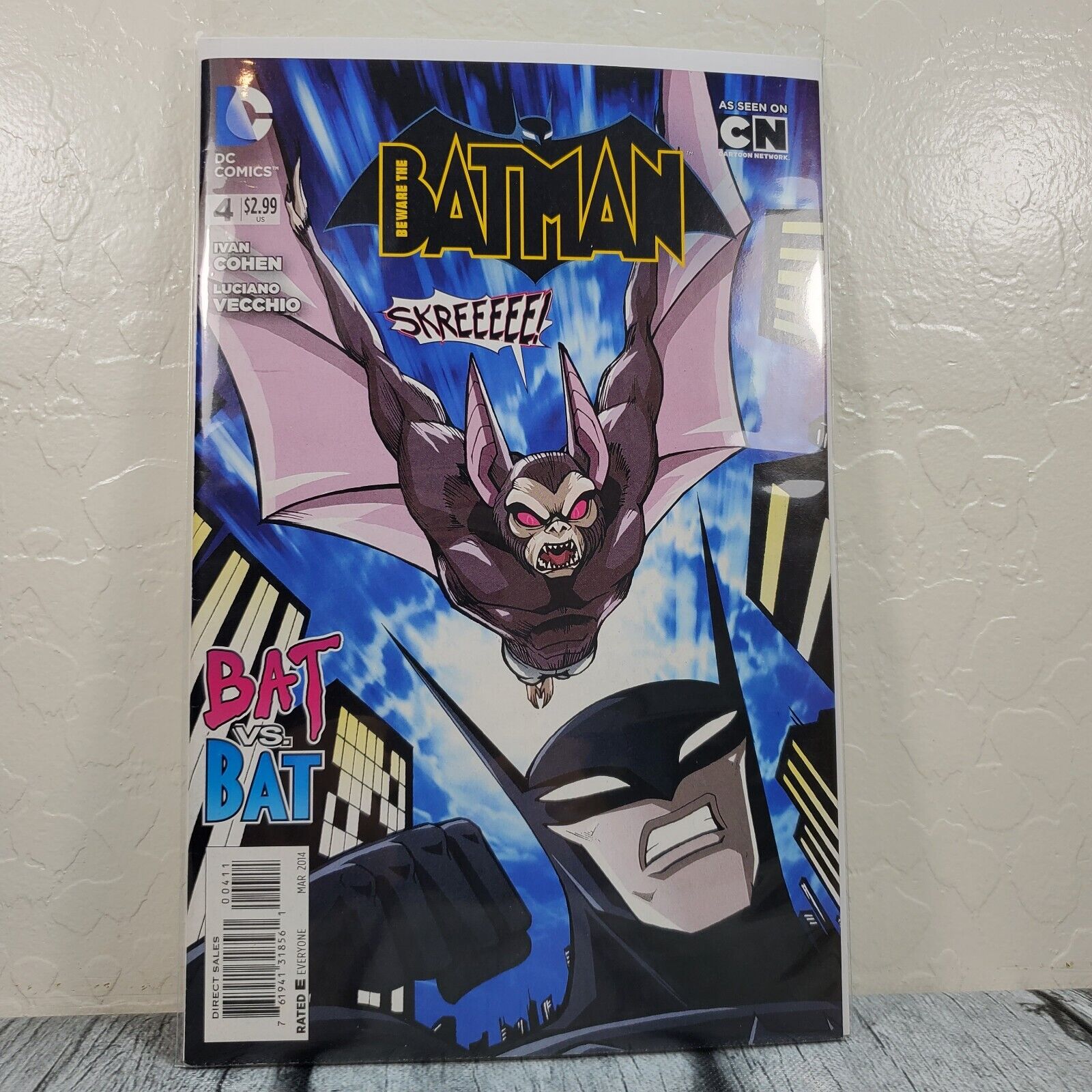 DC Comics Beware The Batman #4 2014 Modern Comic Book Sleeved Boarded
