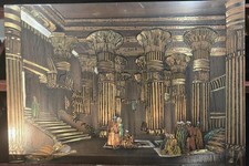 EGYPTIAN COPPER WALL ART - THE GRAND PORTICO OF THE TEMPLE OF PHILAE BY EL-SHAMI picture