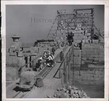 1949 Press Photo Restoration of Karnak Temple in Luxor, Egypt - lrx81069 picture