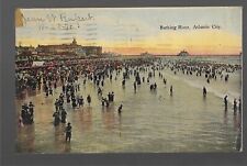 1910 Bathing Hour, Atlantic City NJ Postcard picture