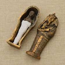 Egyptian Mummies Figure Mummy in a Sarcophagus Tutankhamun Resin Statue picture