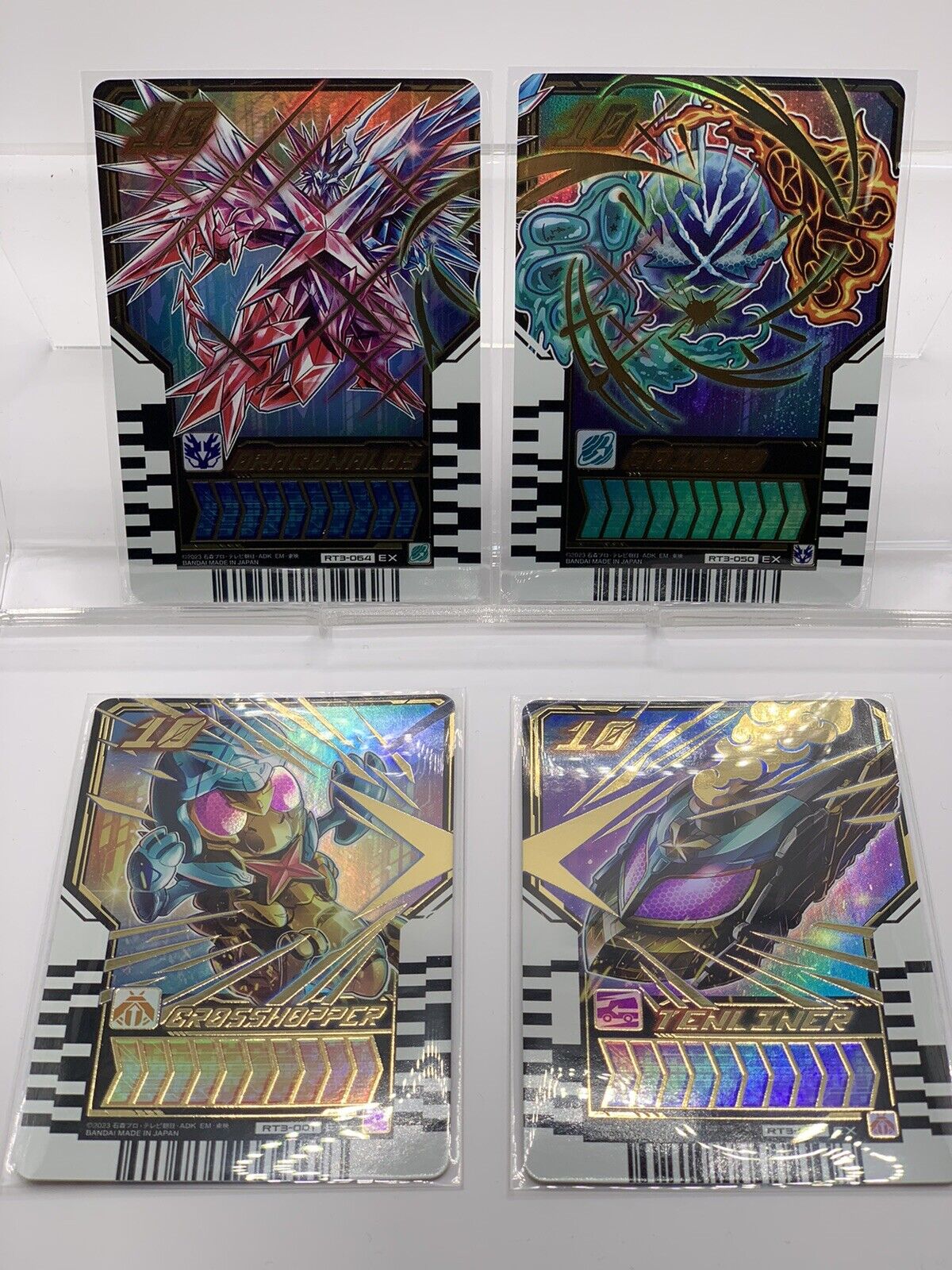 Kamen Rider Gotchard Ride Chemy Card PHASE : 03 EX 4set Comp RT3-007,050,064