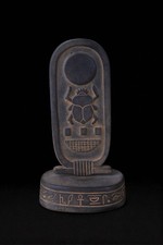 Ancient Egyptian Antiquities Rare Khepri Cartouche Scarab Pharaonic Egyptian BC picture