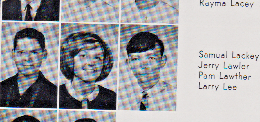 Jerry Lawler Memphis Tn High School Yearbook Sophomore  Jimmy Hart Senior