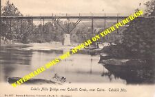 Cairo NY Lakes Mills Bridge over Catskill Creek postally unused UDB c1906 picture