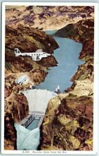 Postcard -  Boulder Dam, Colorado River Project near Las Vegas, Nevada picture