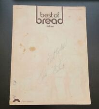 David Gates Autograph, lead singer of BREAD BEST OF PIANO VOCAL CHORDS VINTAGE picture