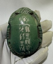 Ancient Egyptian Antiques Scarab Beetle Pharaonic Khepri Egyptian Collectible picture