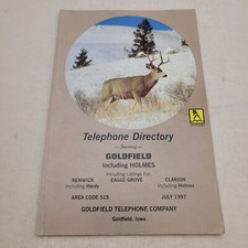 1997 Goldfield Eagle Grove Renwick Clarion Phone Book Directory Telephone Iowa picture