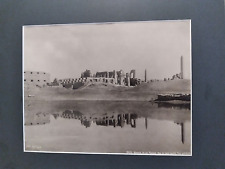 1890 Egypt Sacred Lake at Karnak Temple Egypt albumen 8 x 10 photo by Photoglob picture