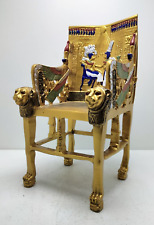 RARE ANCIENT EGYPTIAN ANTIQUITIES Figure Throne Of Pharaonic King Tutankhamun BC picture