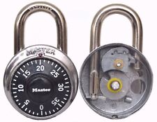 Master Combination Padlock Visible Transparent Back Educational Novelty picture