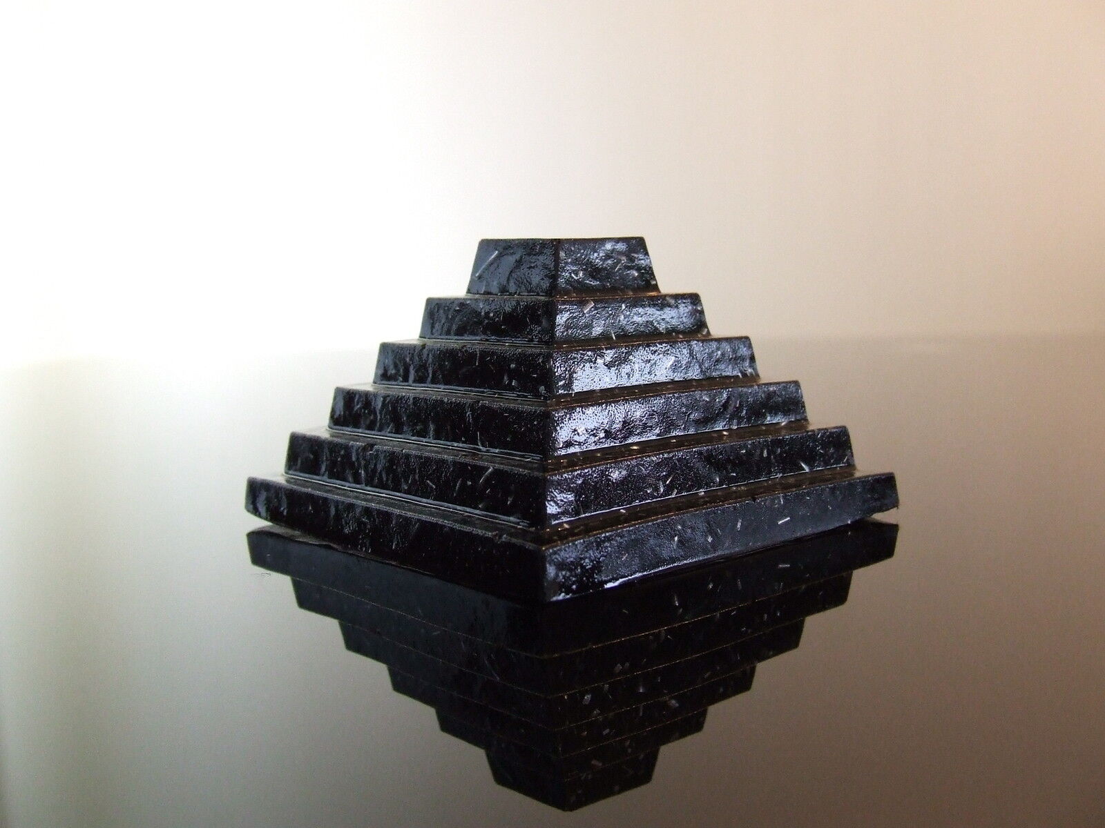 4 x Orgone Step Pyramid of Djoser pyramid HHG Quartz Crystal Remove Radiation OM