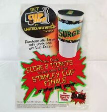 Super Rare Surge 1998 United Artists Soda Stanley Cup Window Cling Retro Coke picture