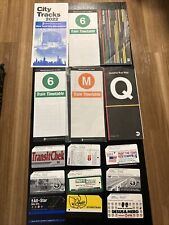 Nyc Subway Mta Train Timetables Lot Of 15 Timetable Map Metrocard picture