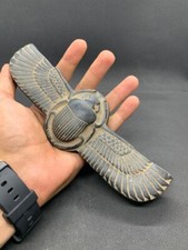 Rare Ancient Egyptian Antiquities Egyptian The Winged Scarab Beetle Khepri BC picture