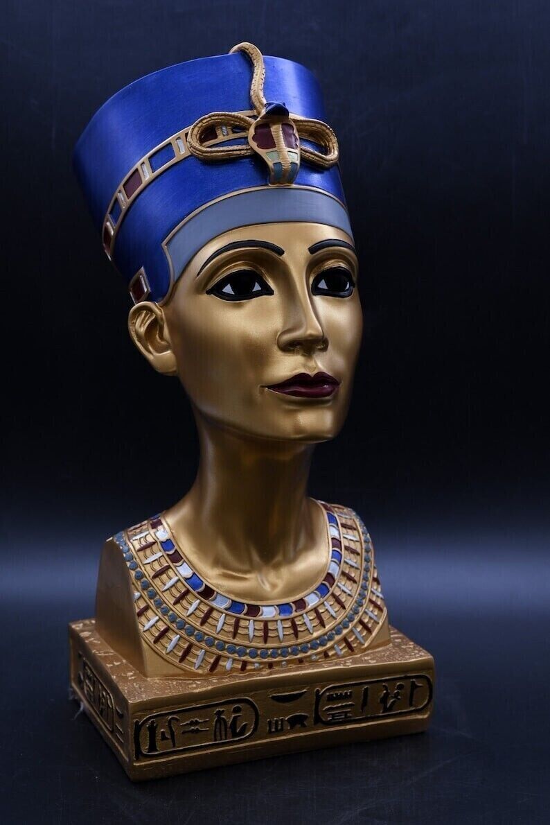 Heavy Rare Ancient Egyptian Antique Queen Nefertari Head Wife Advisor of Ramses