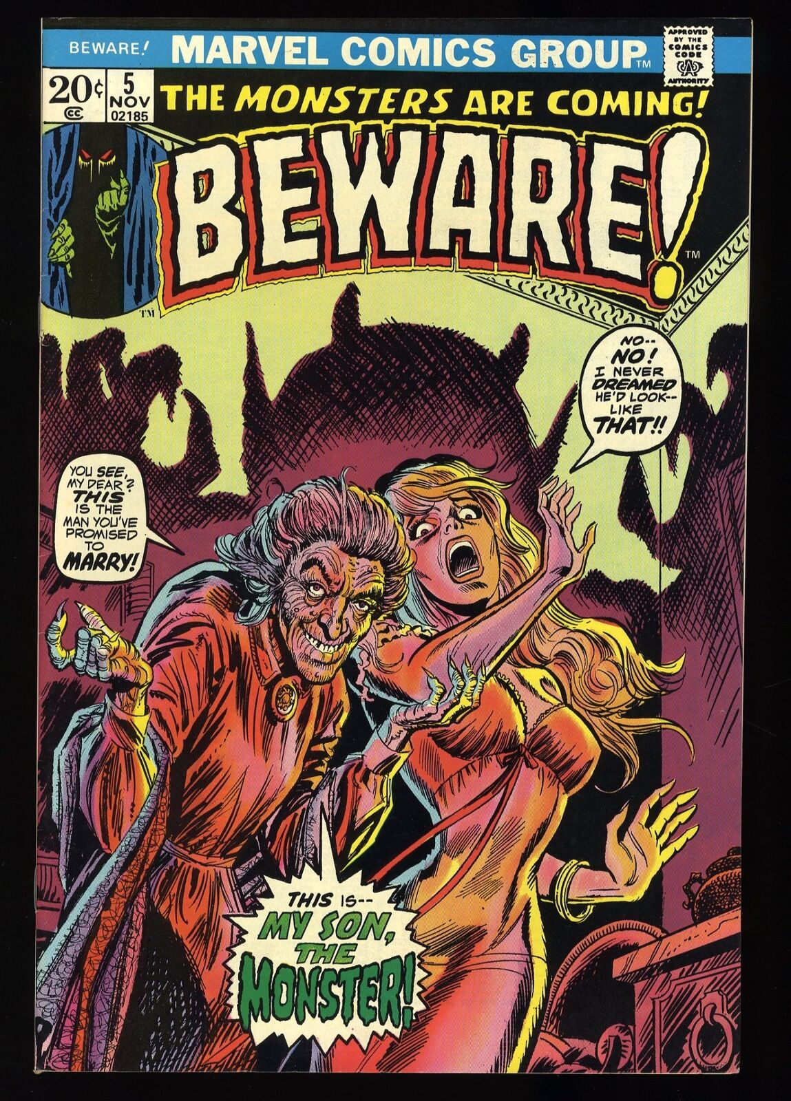 Beware #5 NM 9.4 Marvel Bronze Age Horror DC Comics 1973